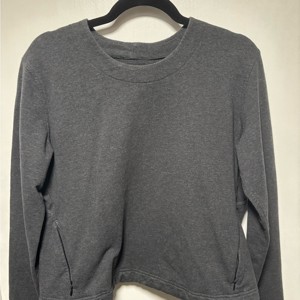 Lululemon Gray Long Sleeve Sweatshirt size 10